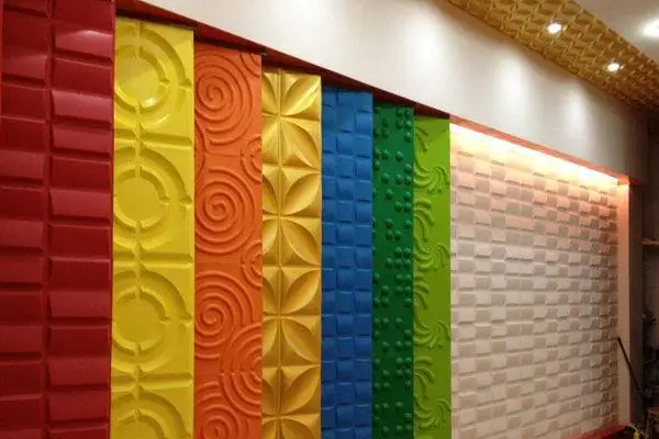 Фабрики Китая высокое качество 3d кожа стеновые панели для украшения интерьера
