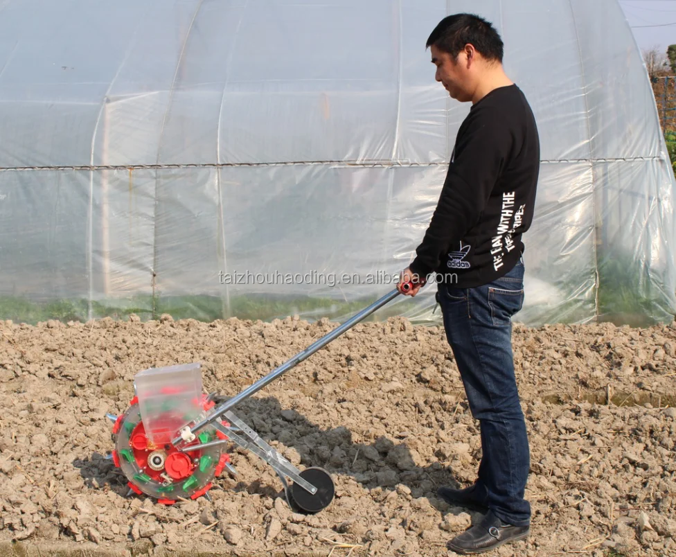 
hand push easy use manual small seed planter 
