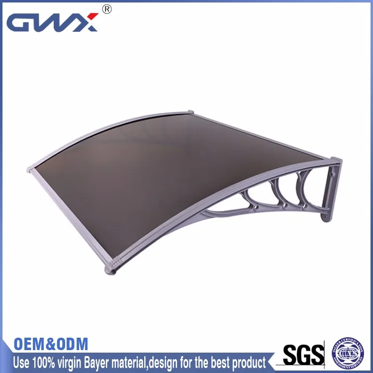 Transparent Solid Polycarbonate Sunshade For Window Awnings New Style Sun Shade Awning Roof Cover Outdoor