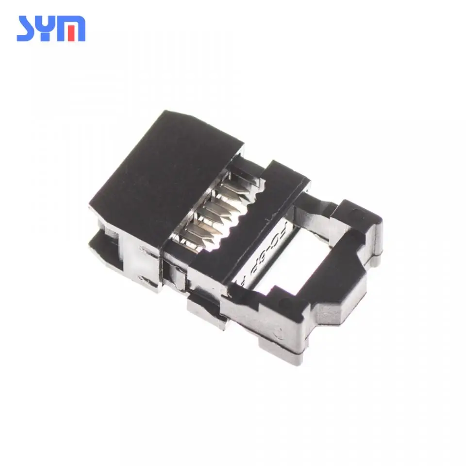 34 40 50 60 64pin 2.54mm wire-to-board Female Socket ribbon cable IDC connector