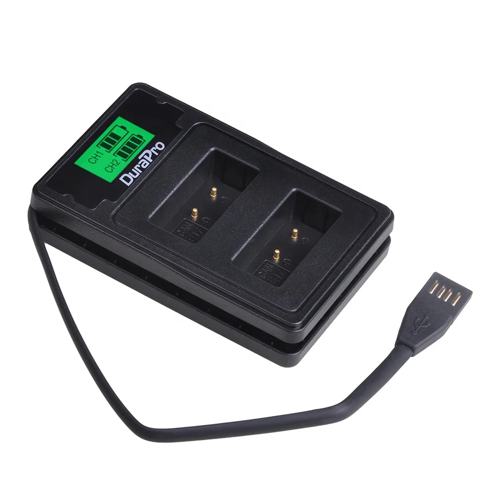
LP-E17 LP E17 LPE17 LCD USB Dual Charger for Canon EOS 77D 750D 760D 8000D Rebel T6i T6s Kiss X9i M3 M5 M6 