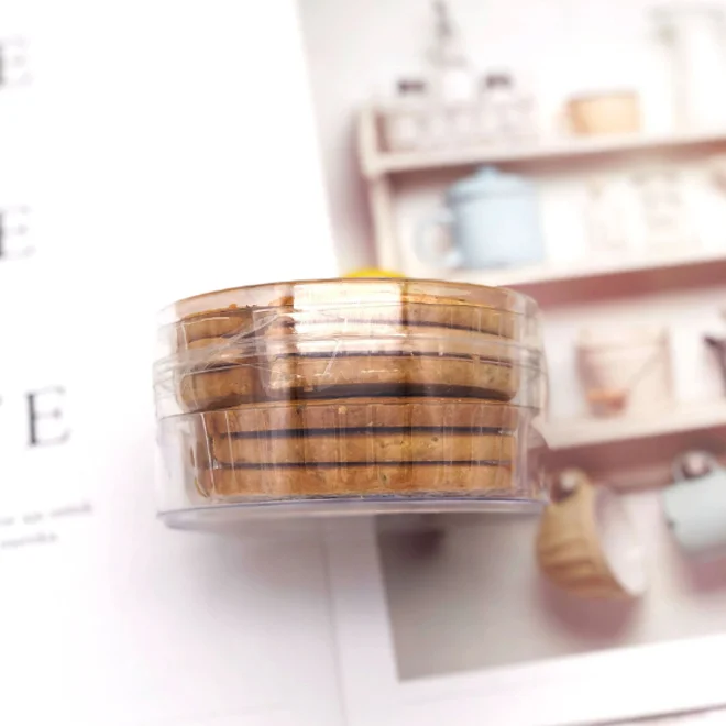 Прозрачная Круглая Кондитерская банка с крышкой для хранения еды, 380 мл, 14 Унций