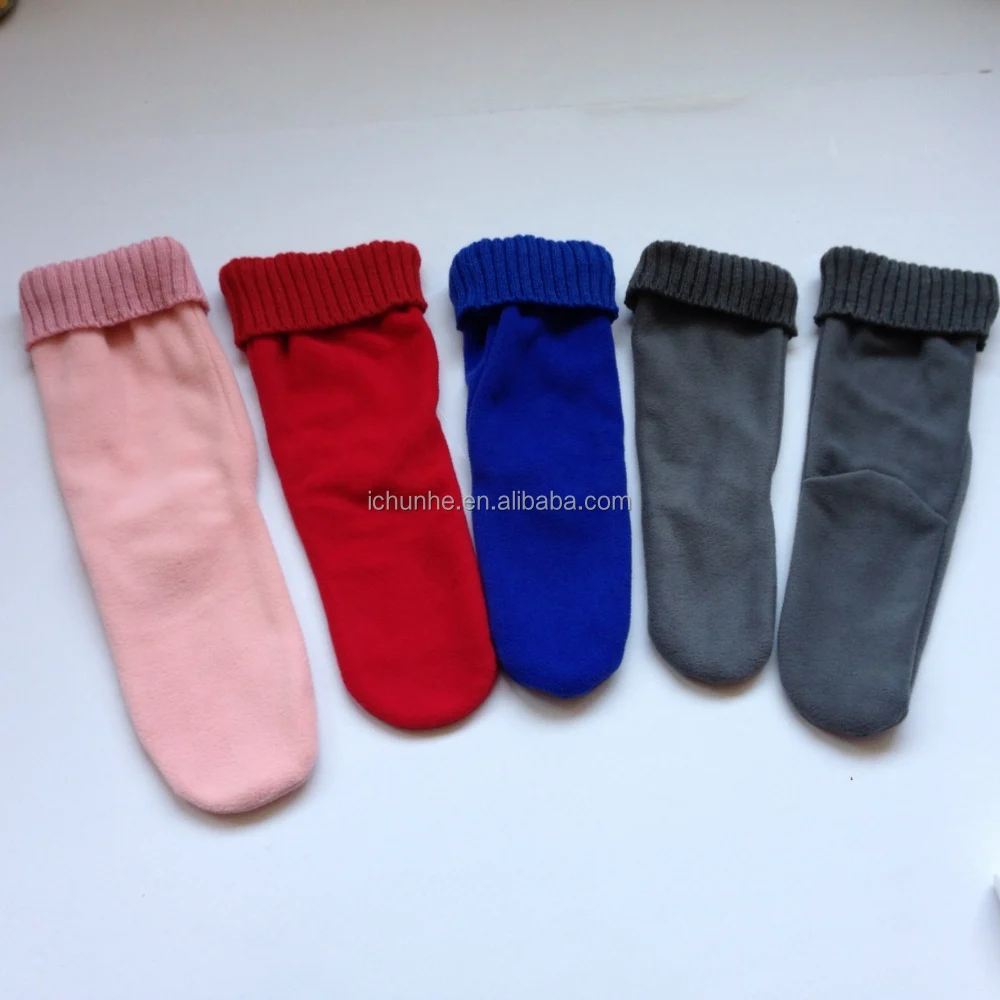 
high quality winter kids warm & soft fleece boot liners 