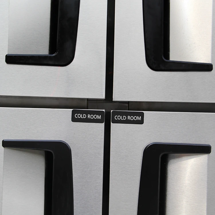 Professional 6 door vertical kitchen refrigerator