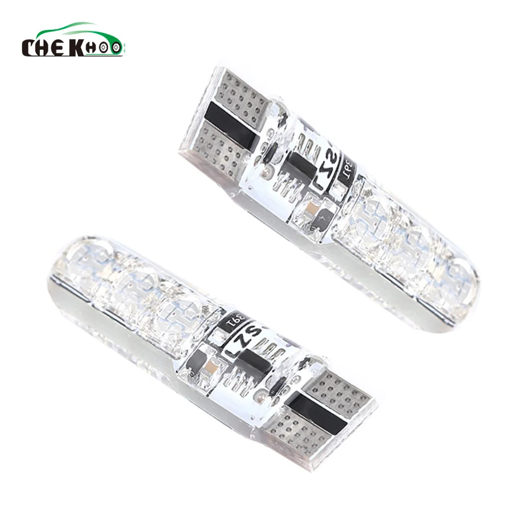 Car T10 W5W 5050 6SMD Auto RGB Led Interior Dome Wedge Reading Light Strobe Lamp Clearance Bulbs Width Light With Remote Control