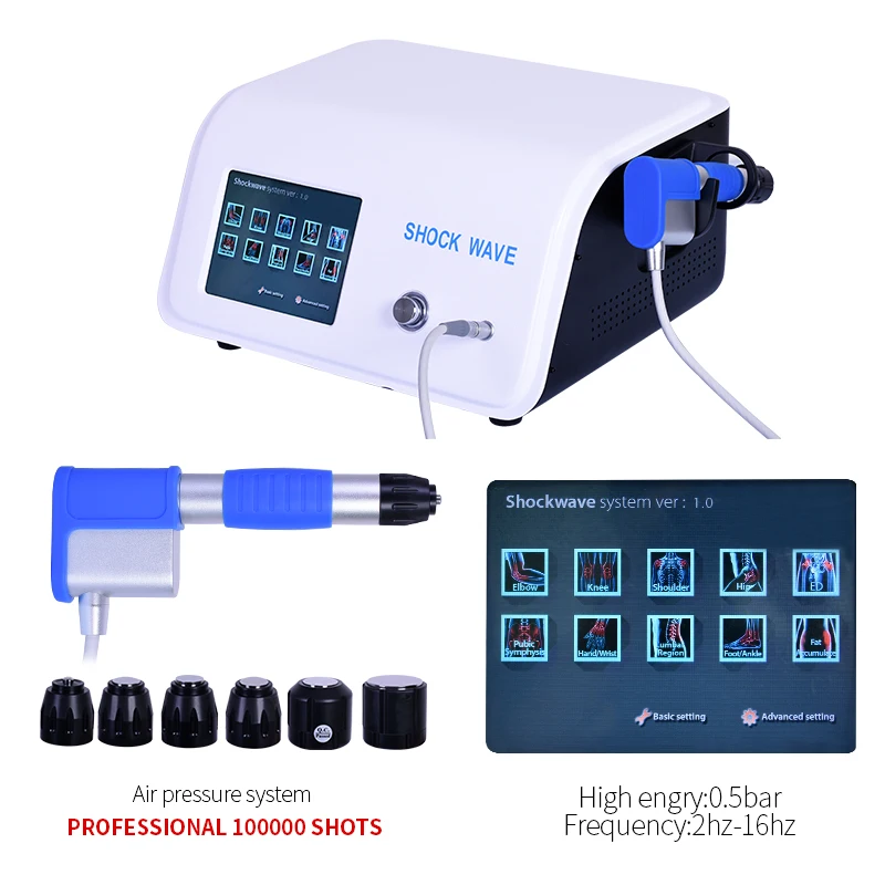 Ed 1000 ESWT Extracorporal Shock Wave Therapy Medical Equipment pain Relief Machine pain Treat Shockwave Equipment