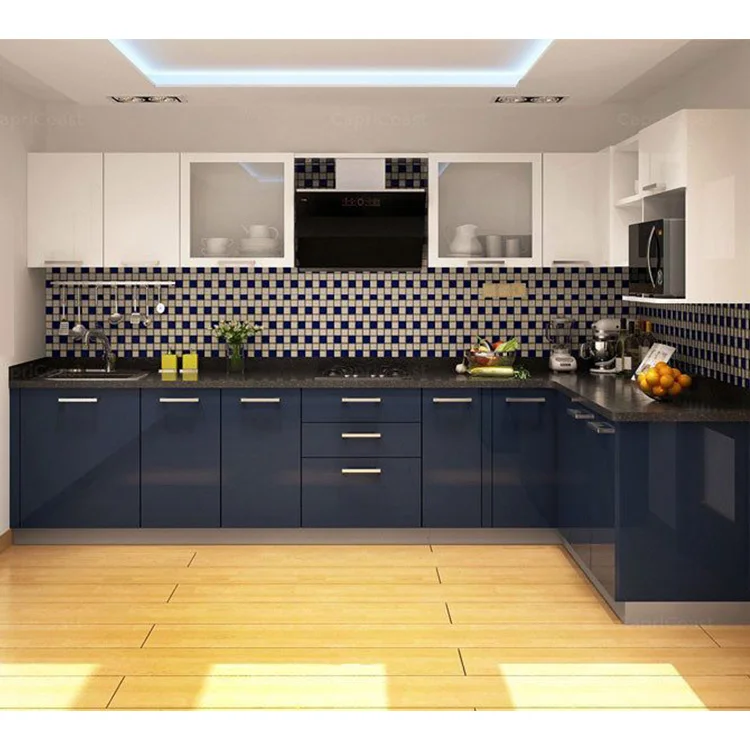 Free samples design Color custom ready made kitchen cabinets with all equipment