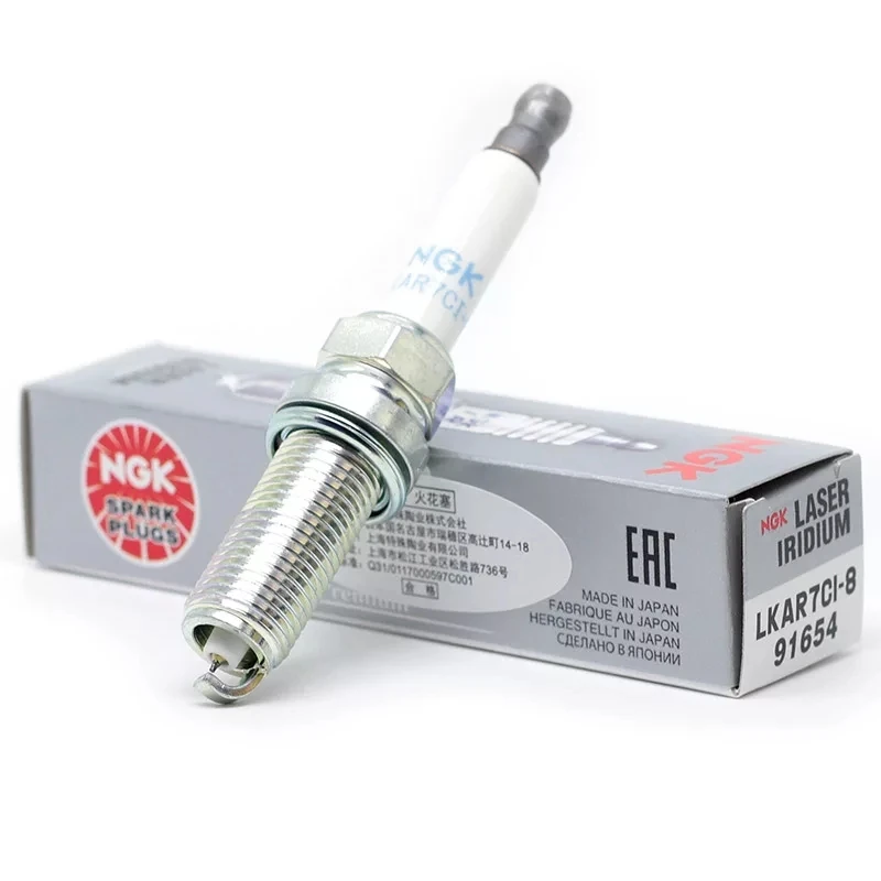 JAPAN Orginal NGK High Quality Spark Plug 91654#LKAR7CI-8  for BUICK Encore 2013.11 1.4T Engine#LFF/CHEVORLET Trax 1.4T