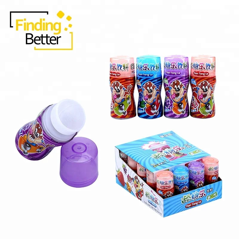 Kosher Gig Bottle Cola Banana Fruit Flavored Drinking Lick Spray Liquid Candy