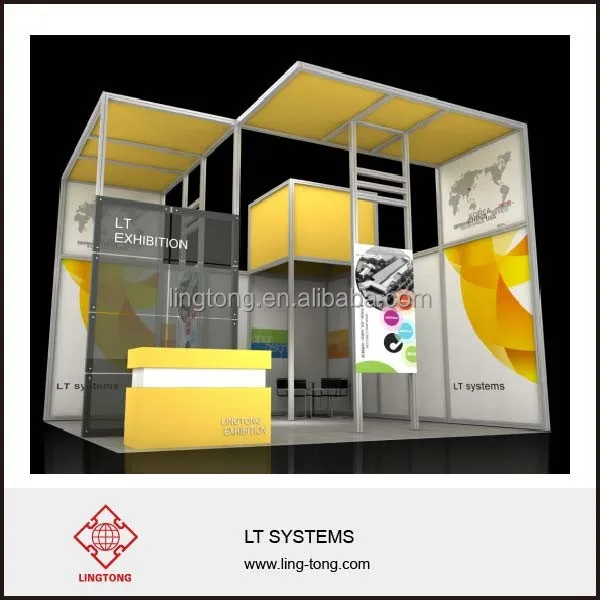 customized exhibition stand for display with 0ctanorm system