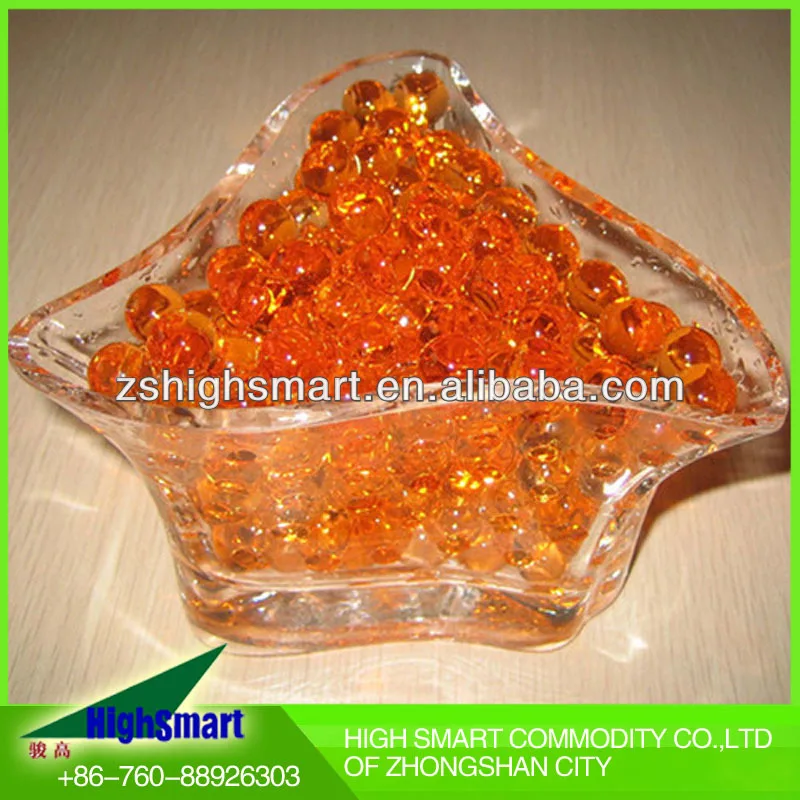 Рождество внутренней отделки аква гель мяч для игр на воде оранжевый жемчуг