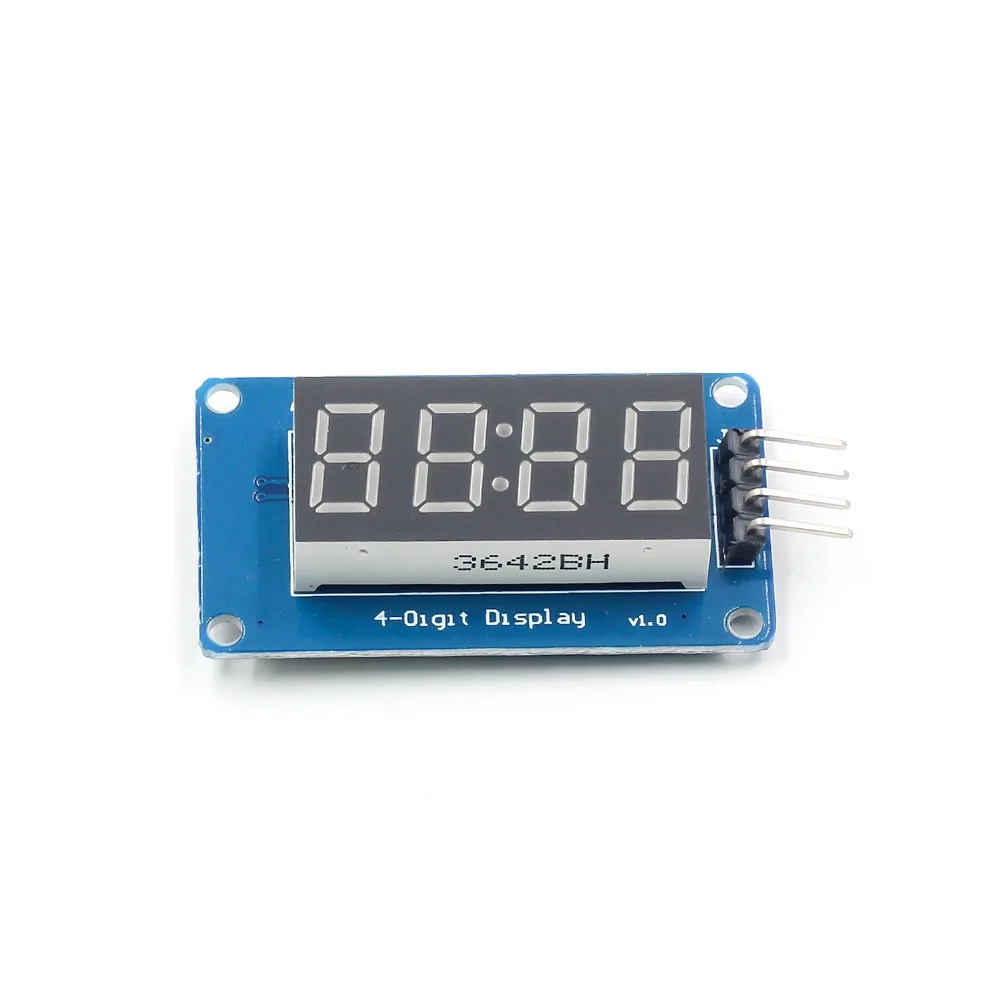 TM1637 LED Display Module 7 Segment 4 Bits 0.36Inch Clock RED Anode Digital Tube Serial Driver Board