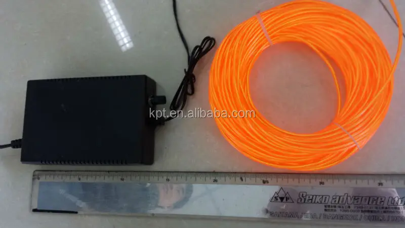 EL wire flexible neon 3V DC,12V DC battery pack car inverter,driver