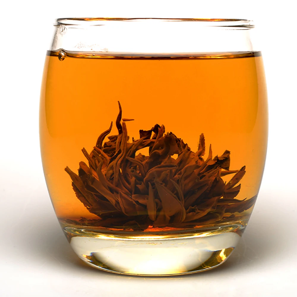 
High Quality OEM Ceylon Dianhong Black Tea Yunnan Blooming Black Tea Ball 