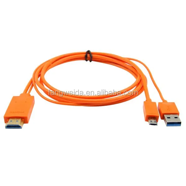 Мхл Micro USB 11pin к HDM я кабель переходник 1080 P HDTV для Samsung Galaxy S3 S4 S5 Note3 Note2 мега