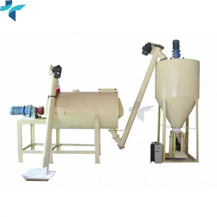 Semi-Auto Ready Mix Dry Plaster Mortar Skim Coat Powder Plant Production Line Dry Mix Mortar Machine