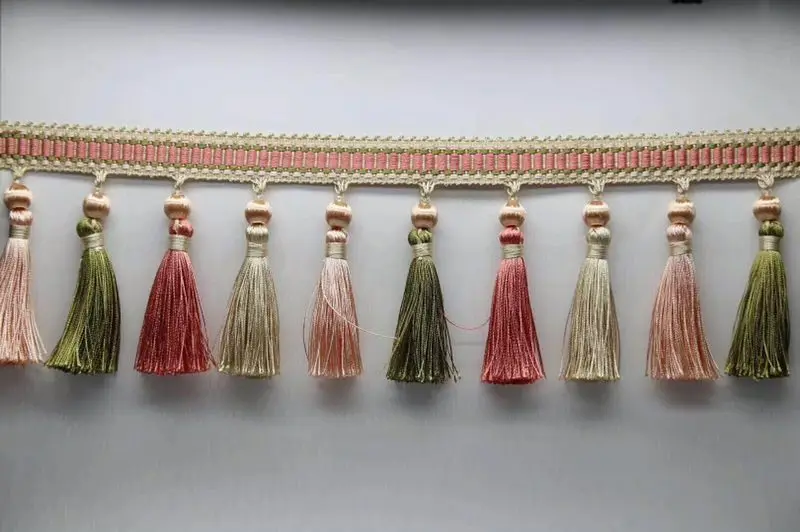
Decorative wholesale fashion 10cm tassel fringe for curtain 