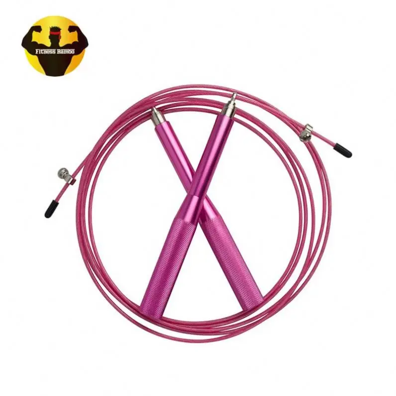 RAMBO 2022 wholesale Aluminium handle Hot Sell Steel Wire skipping speed jump Rope