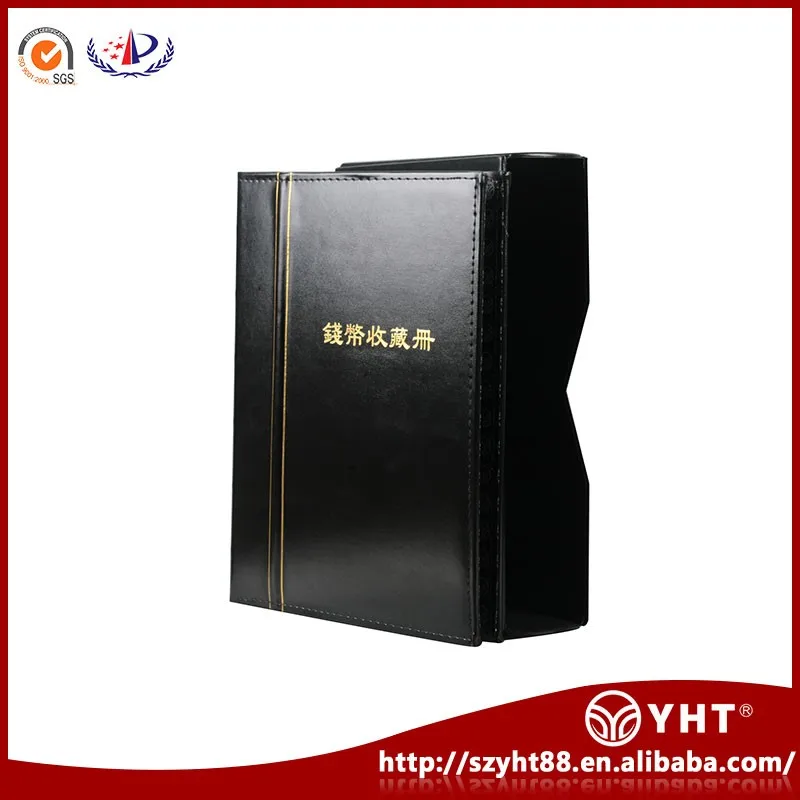 OEM&OEM Available pvc sheet paper money album with included 10 interior pages