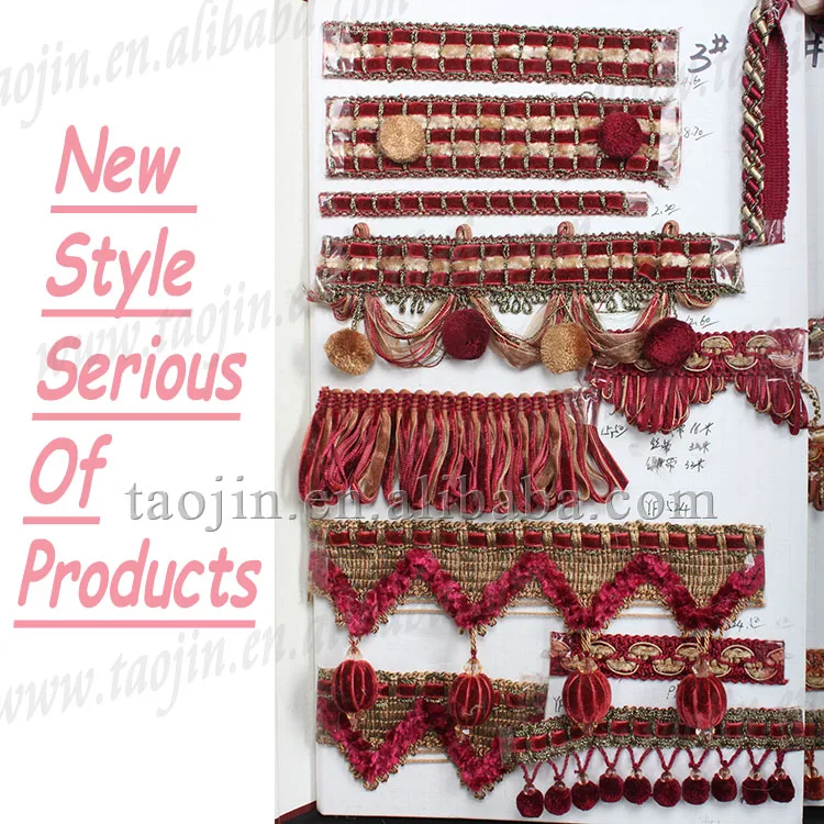 
Machine Weaving Interweave Edge Bullion Fringe 