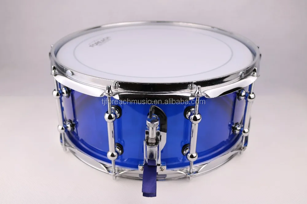 
Seamless Blue Acrylic Snare Drum 14