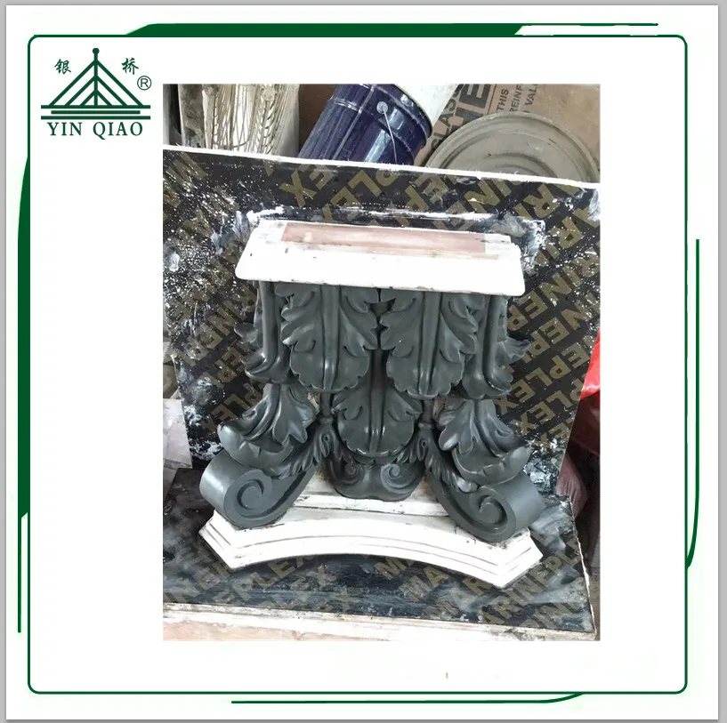 FRP Fiberglass Silicone Rubber GRC Moulds For Ionic Column Top