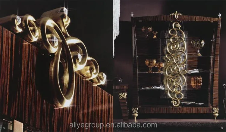 Luxury classic wood carving bed antique bedroom furniture set and high back designer bed