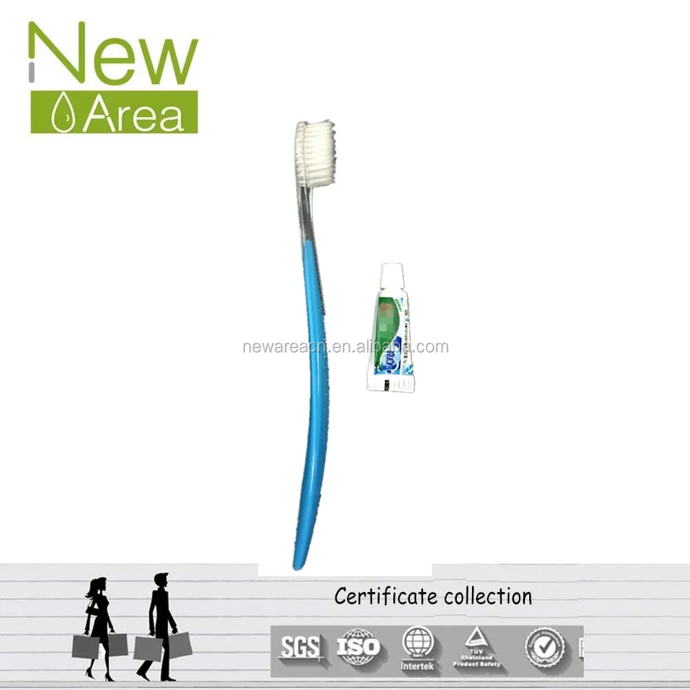 disposable hotel plastic toothbrush set