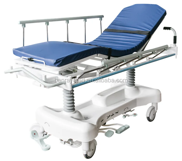 BR-TS1 central locking Hydraulic hospital gurney rescue stretcher sizes
