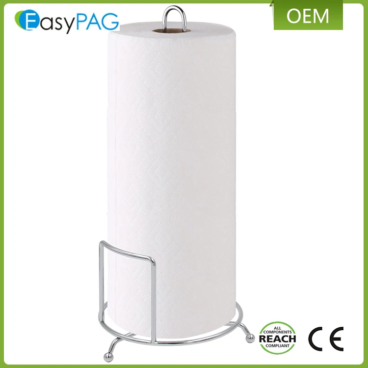 Оптовая продажа Промышленных Металлическая Проволока Chrome Ванная Комната Туалет Салфетки Ткани Держатель Рулона