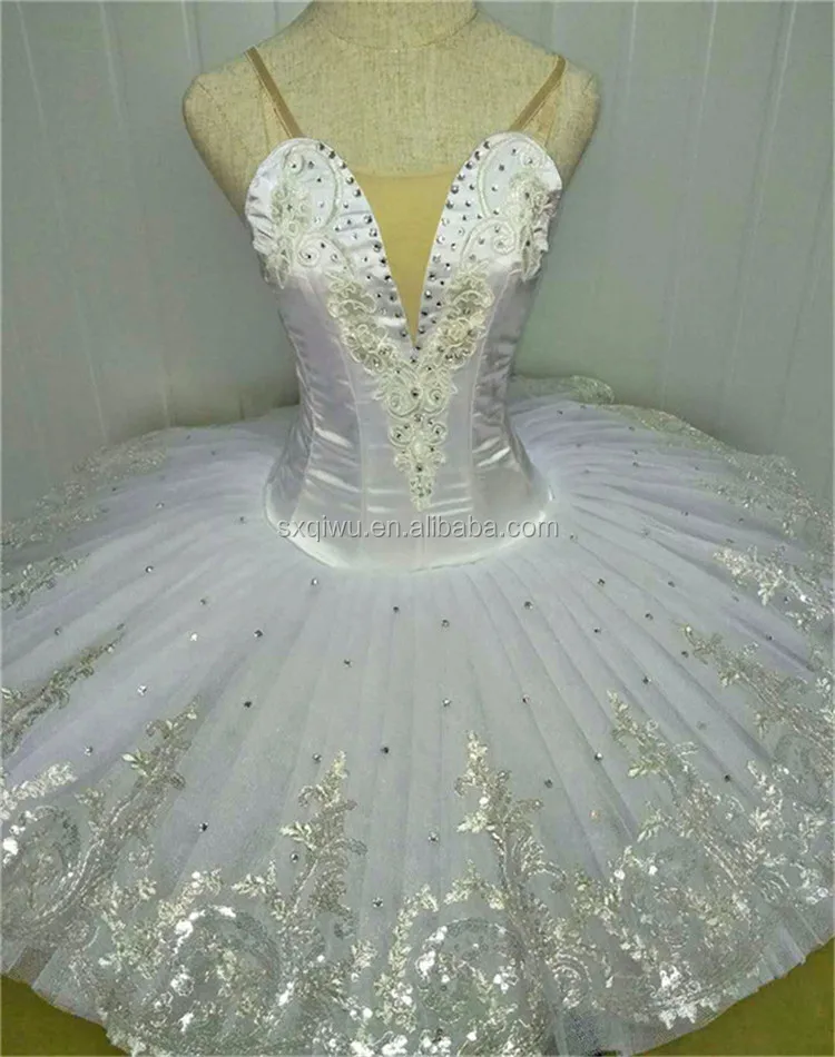 2018 New Ballet design, white ballet tutu of romance, Professional ballet costumes 2018-New-08