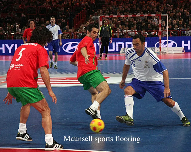 PVC TARAFLEX vinyl roll sports floor for futsal soccer football courts