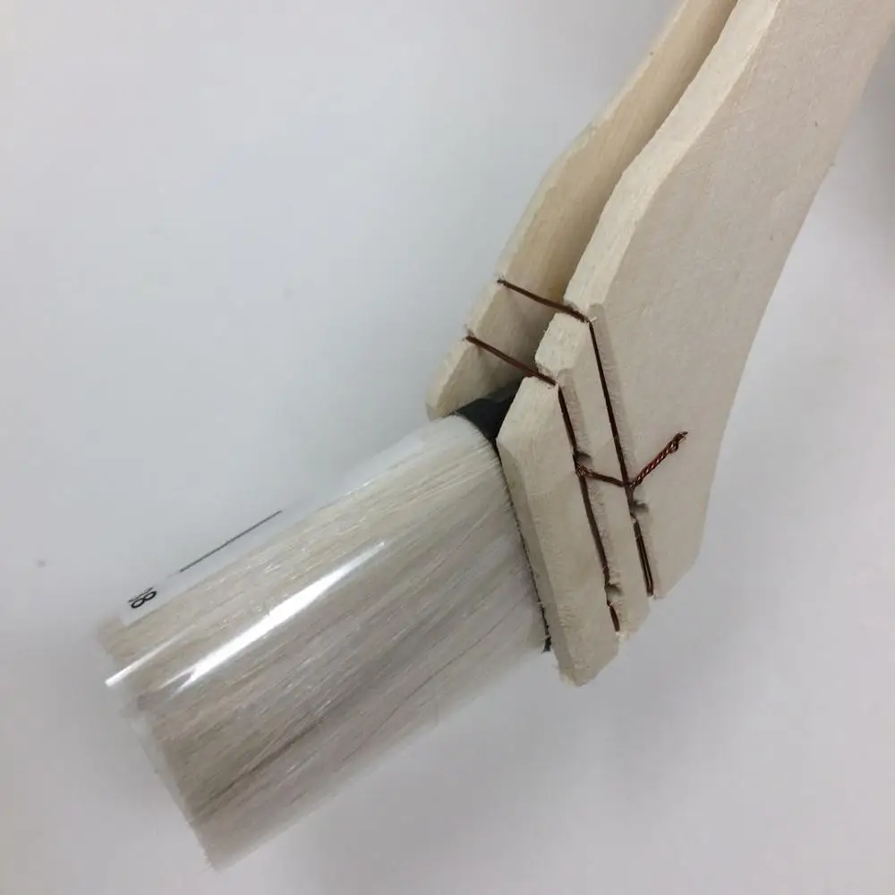 Wholesale Hot Sale OEM Japanese Style White Bristle Paint Brush With Goat Hair And Filaments Mixed