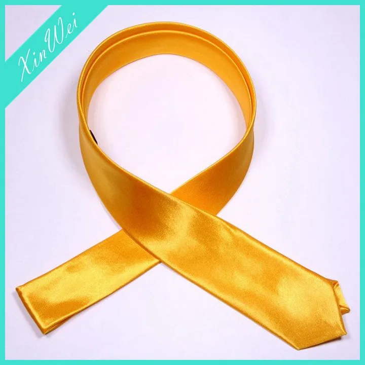 
Fashionable Skinny Slim Solid Multi Color Neck Tie 