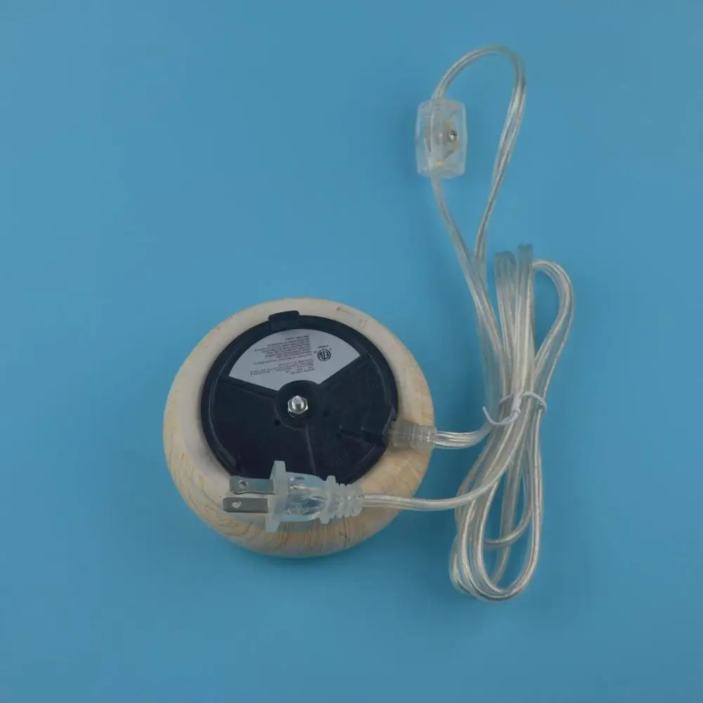 Wood Grain surface Plug in Electric Ceramic Wax Melt Warmer Aroma diffuser
