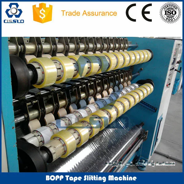Fully automatic bopp tape slitting machine with PLC control system