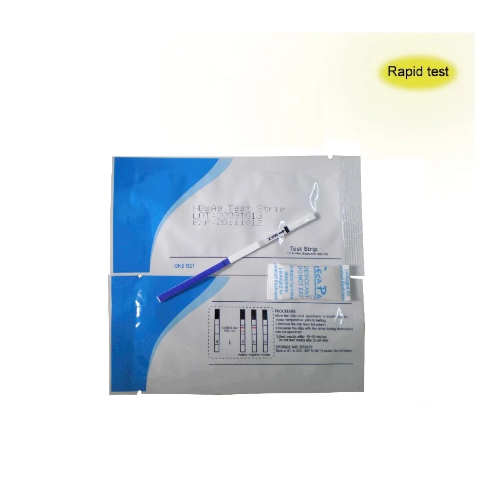 
whole blood accurate one step elisa hbsag hepatitis b rapid test testing card device strips kits 