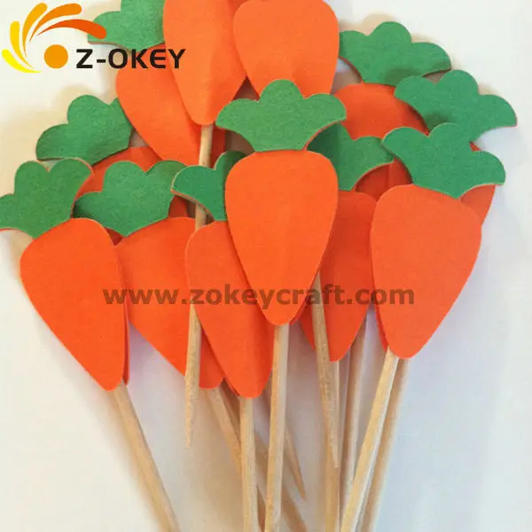 
hot sale Felt Carrot cake topper 