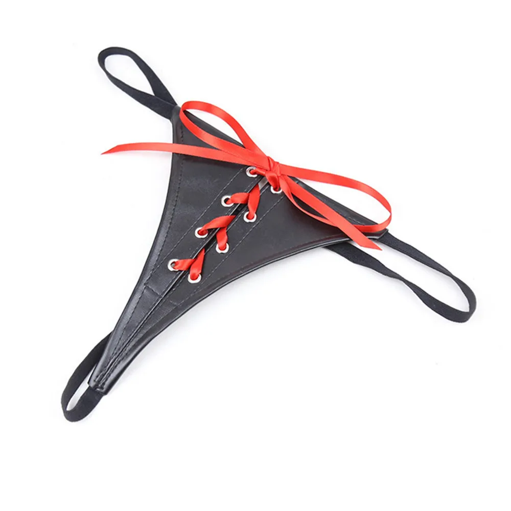 Erotic Chinese Bondage Adult Game Teasing Leather Female Chastity Belt Bondage Toys Restraint Bondage Girl Chastity Belt