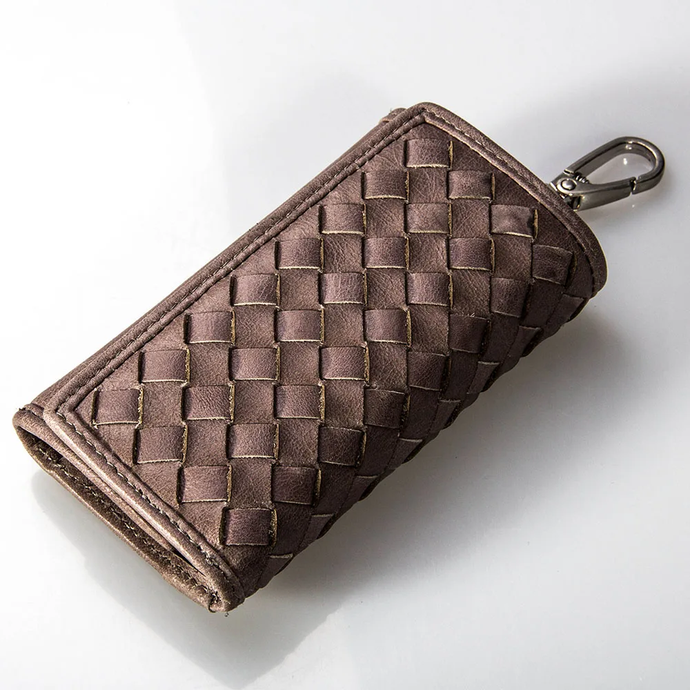 New Update China Supplier Custom Leather Key Chains Holder Wallets Woman Simple Design With Wholesaler Price