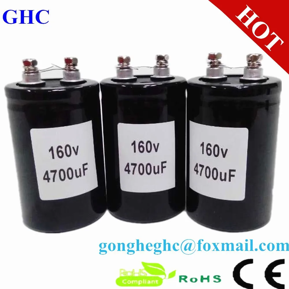 High voltage Capacitance 160v 4700uf Electrolytic Capacitor