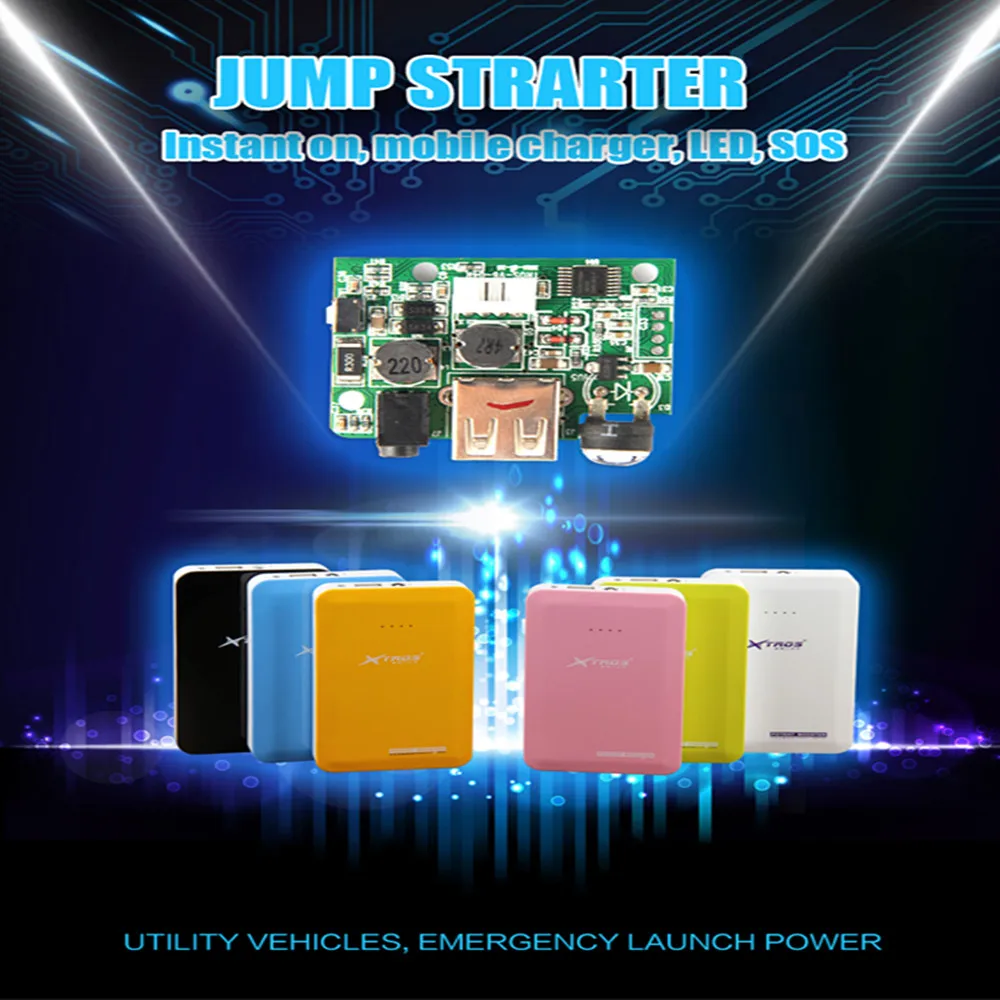 8000mAh minmax battery charge portable car jump jump starter powerbank with mobile charge