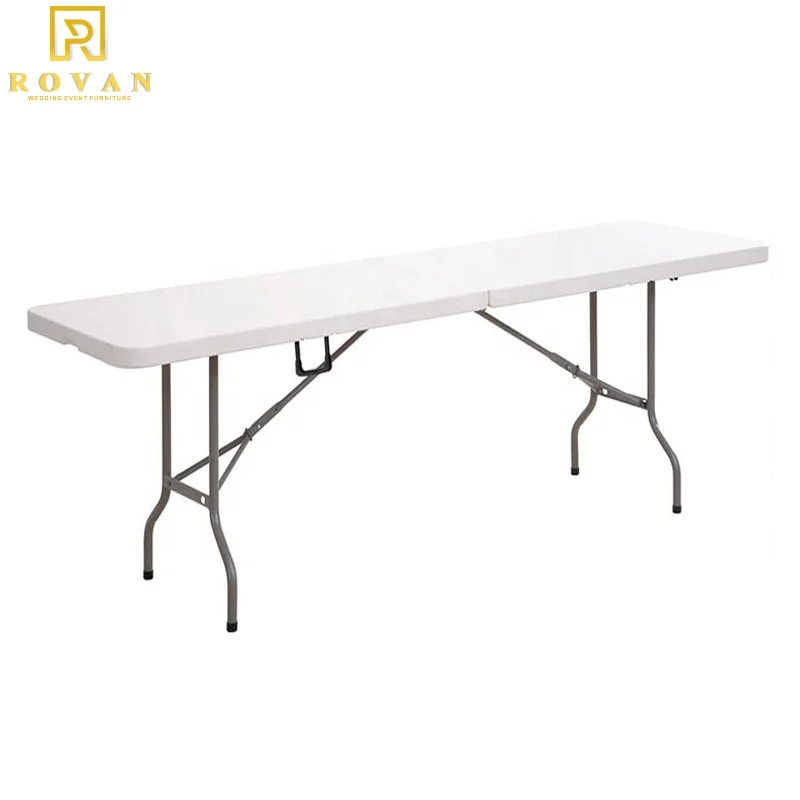 HDPE table for wedding and events rectangular tables plastic folding dining table