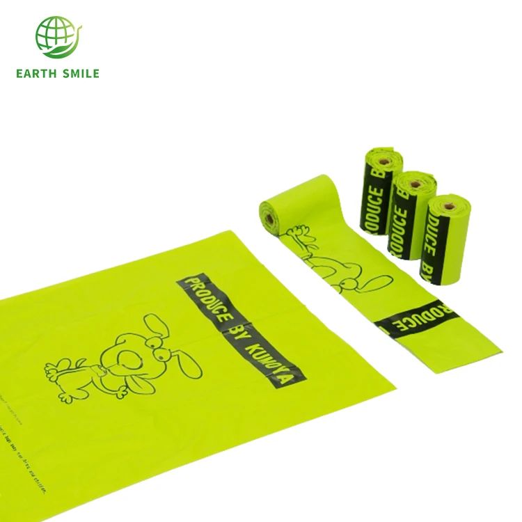 Leak Proof Disposable Certified Compostable Dog Waste Poop Bags That is 100% Biodegradable Bags