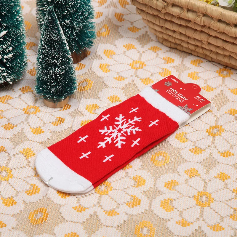 JinHua YiWu Agent Winter Warm Cotton Gift Kids Christmas Socks