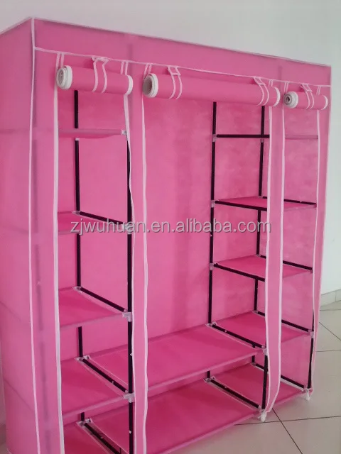 Modern bedroom clothes cabinet,Non-woven fabric cloth wardrobe