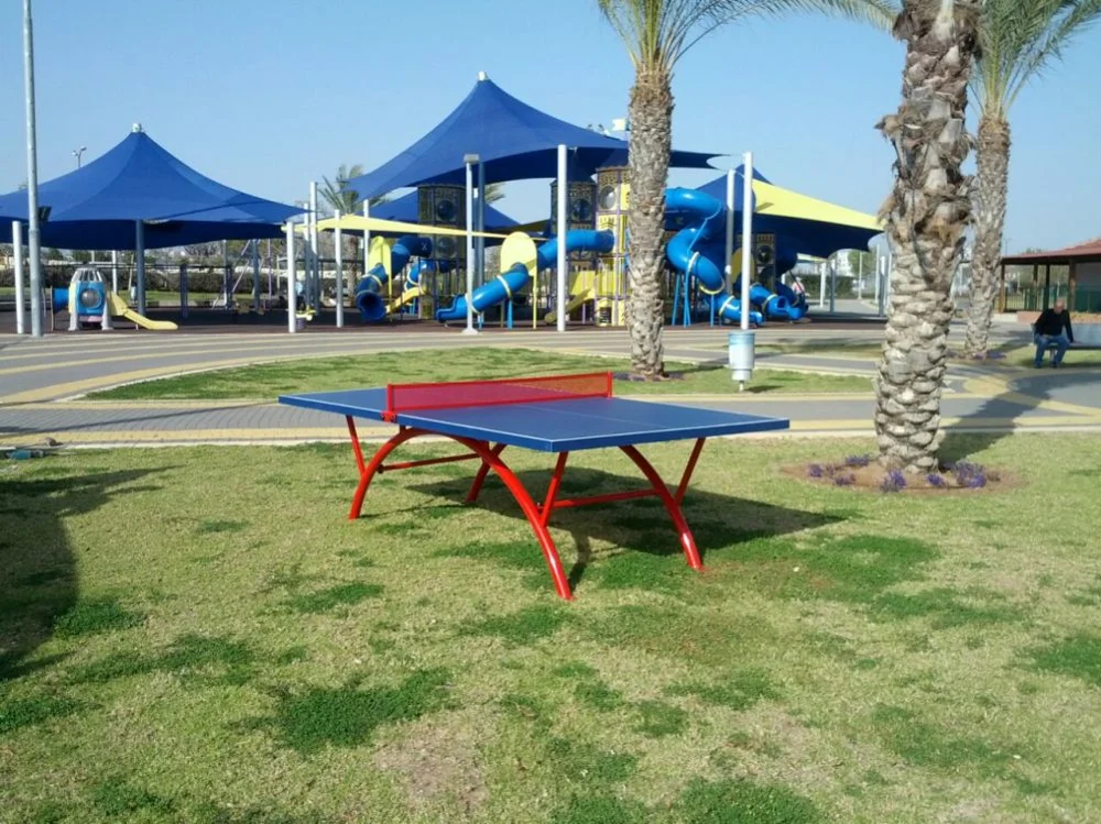 International standard size SMC table tennis table Outdoor Ping Pong table with one net