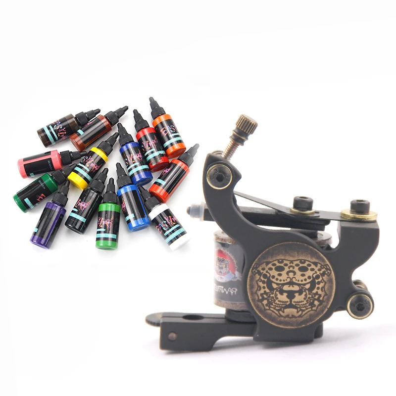 Tattoo Machine Complete Kit With Silent Rotary For Body Art