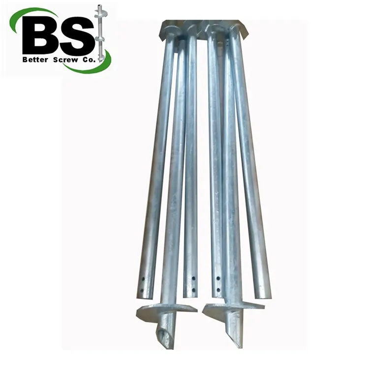 Australian 6mm round pipe Helical Pile