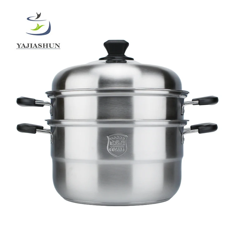 Food Grade Stainless Steel Steamer Cooking Pot for Home Kitchen
